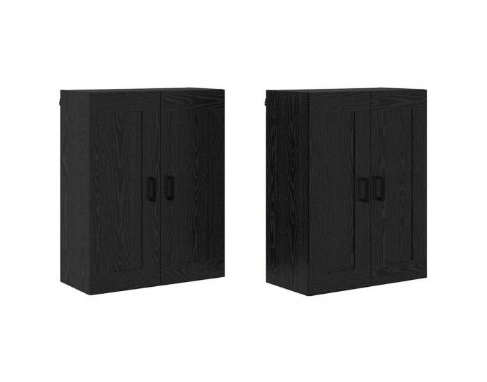 Sonata H Стенно монтирани шкафове 2 pcs Черния дъб 69,5 x 34 x 90 см