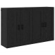 Sonata H Стенно монтирани шкафове 2 pcs Черния дъб 69,5 x 34 x 90 см