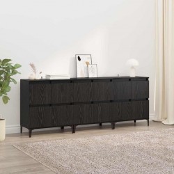 Sonata H Скейдбордове 3 pcs Черния дъб 60 x 35 x 70 cm Инженерно дърво - Corpuri, vitrine, biblioteci modulare