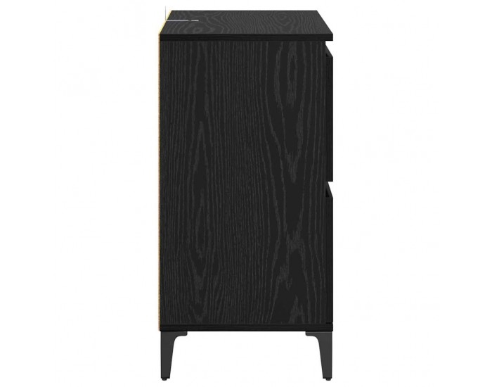 Sonata H Скейдбордове 3 pcs Черния дъб 60 x 35 x 70 cm Инженерно дърво