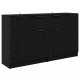 Sonata H Скейдбордове 2 pcs Черния дъб 60 x 30 x 70 см Инженерно дърво