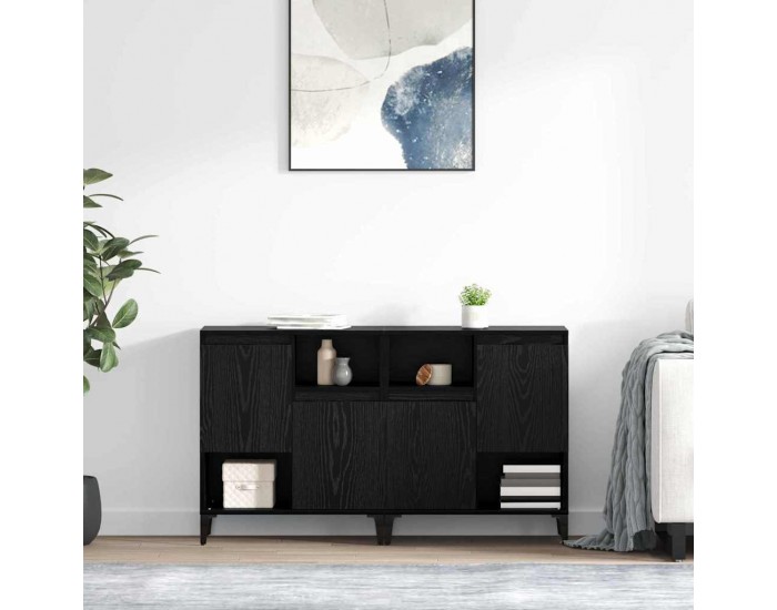 Sonata H Скейдбордове 2 pcs Черния дъб 60 x 35 x 70 cm Инженерно дърво