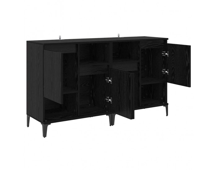 Sonata H Скейдбордове 2 pcs Черния дъб 60 x 35 x 70 cm Инженерно дърво
