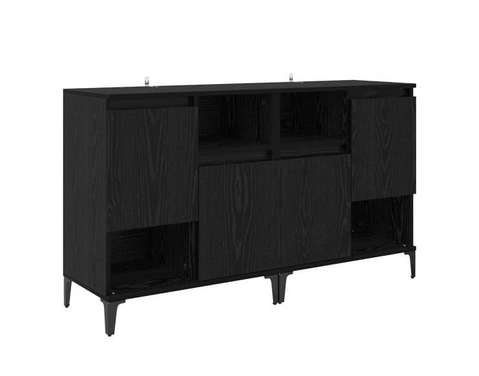 Sonata H Скейдбордове 2 pcs Черния дъб 60 x 35 x 70 cm Инженерно дърво
