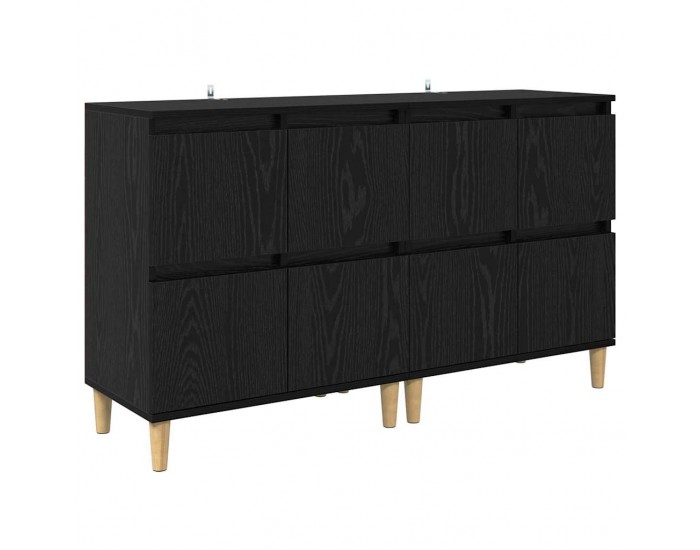 Sonata H Скейдбордове 2 pcs Черния дъб 60 x 35 x 70 cm Инженерно дърво