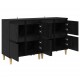 Sonata H Скейдбордове 2 pcs Черния дъб 60 x 35 x 70 cm Инженерно дърво