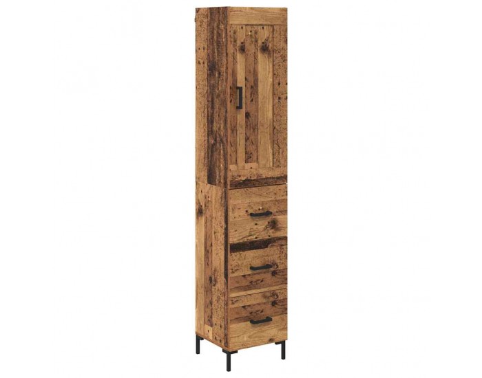 Sonata H Висок шкаф Старо дърво 34,5 x 34 x 180 см Инженерно дърво