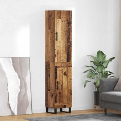 Sonata H Висок шкаф Старо дърво 34,5 x 34 x 180 см Инженерно дърво - Corpuri, vitrine, biblioteci modulare