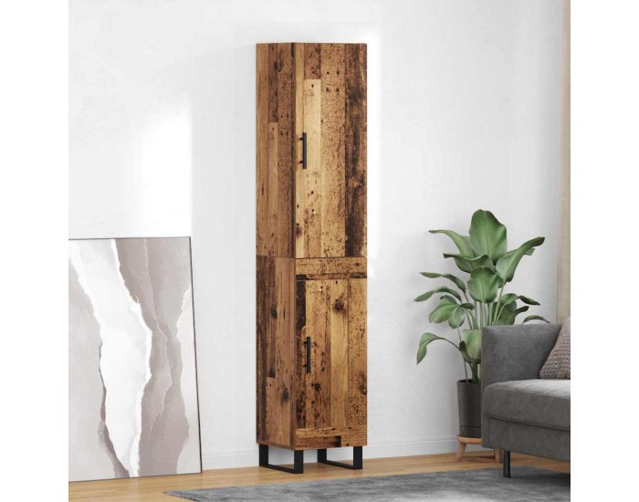 Sonata H Висок шкаф Старо дърво 34,5 x 34 x 180 см Инженерно дърво