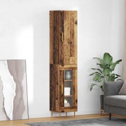 Sonata H Висок шкаф Старо дърво 34,5 x 34 x 180 см Инженерно дърво - Corpuri, vitrine, biblioteci modulare