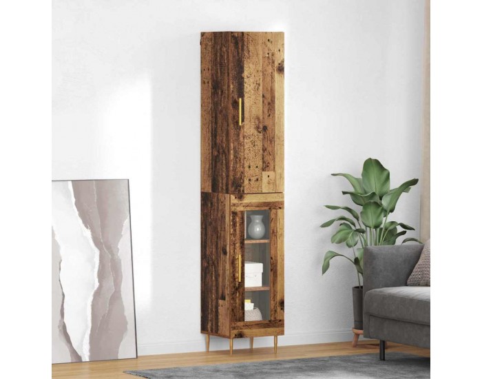 Sonata H Висок шкаф Старо дърво 34,5 x 34 x 180 см Инженерно дърво