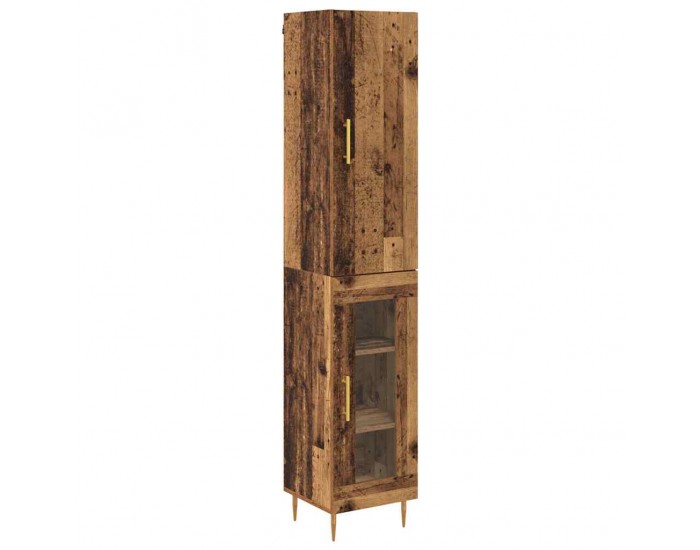 Sonata H Висок шкаф Старо дърво 34,5 x 34 x 180 см Инженерно дърво