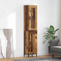 Sonata H Висок шкаф Старо дърво 34,5 x 34 x 180 см Инженерно дърво - Corpuri, vitrine, biblioteci modulare
