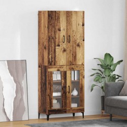 Sonata H Висок шкаф Старо дърво 69,5 x 34 x 180 см Инженерно дърво - Corpuri, vitrine, biblioteci modulare