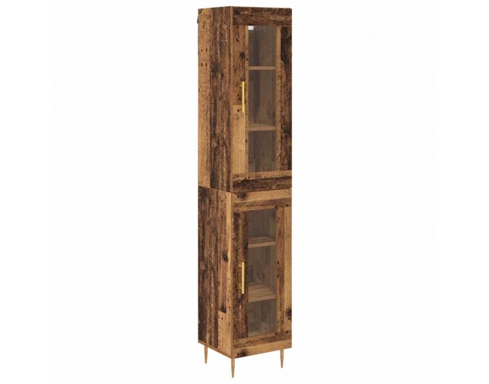 Sonata H Висок шкаф Старо дърво 34,5 x 34 x 180 см Инженерно дърво