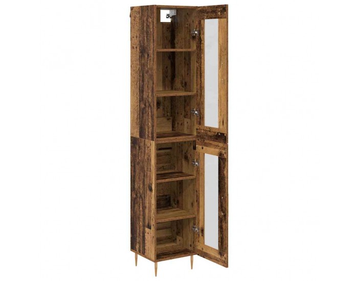 Sonata H Висок шкаф Старо дърво 34,5 x 34 x 180 см Инженерно дърво