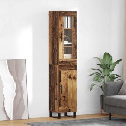 Sonata H Висок шкаф Старо дърво 69,5 x 34 x 180 см Инженерно дърво - Corpuri, vitrine, biblioteci modulare