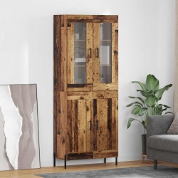 Sonata H Висок шкаф Старо дърво 69,5 x 34 x 180 см Инженерно дърво - Corpuri, vitrine, biblioteci modulare