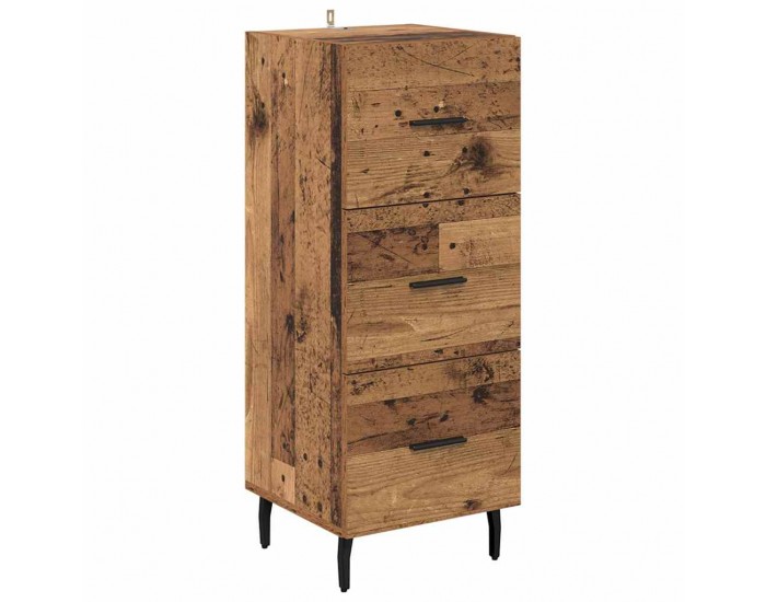 Sonata H Висок шкаф Старо дърво 34,5 x 34 x 180 см Инженерно дърво