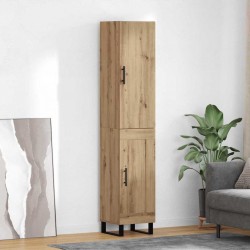 Sonata H Висок шкаф Дъб 34,5 x 34 x 180 см Инженерно дърво - Corpuri, vitrine, biblioteci modulare