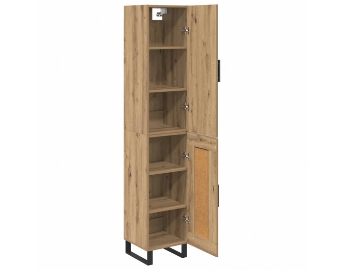 Sonata H Висок шкаф Дъб 34,5 x 34 x 180 см Инженерно дърво