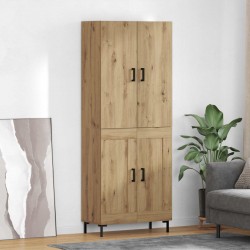 Sonata H Висок шкаф Дъб 69,5 x 34 x 180 см Инженерно дърво - Corpuri, vitrine, biblioteci modulare