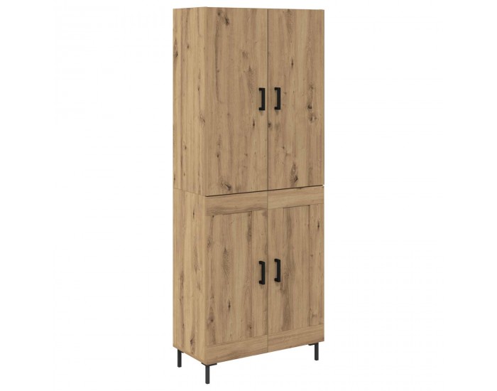Sonata H Висок шкаф Дъб 69,5 x 34 x 180 см Инженерно дърво