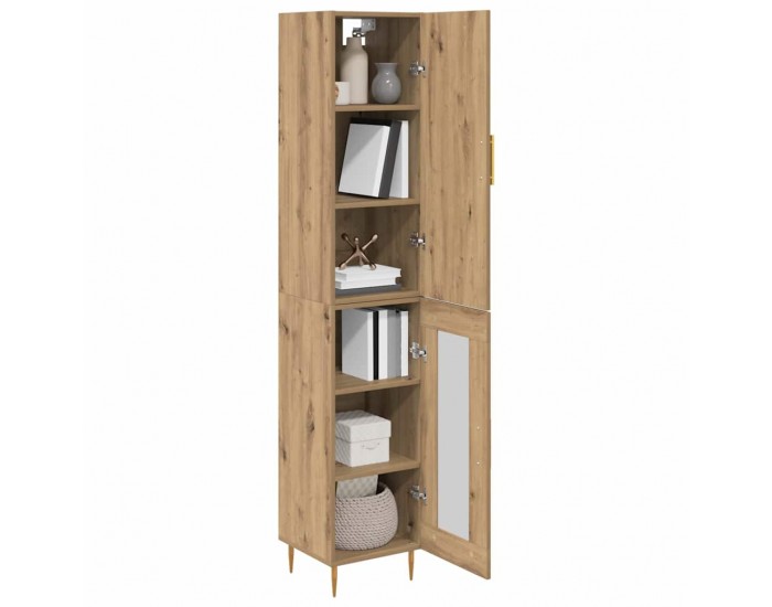 Sonata H Висок шкаф Дъб 34,5 x 34 x 180 см Инженерно дърво