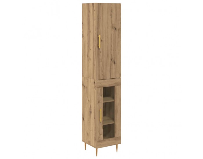 Sonata H Висок шкаф Дъб 34,5 x 34 x 180 см Инженерно дърво