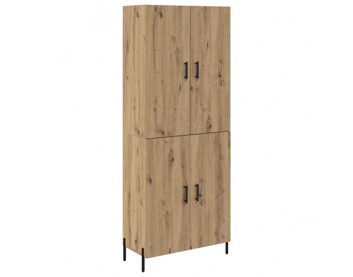 Sonata H Висок шкаф Дъб 69,5 x 34 x 180 см Инженерно дърво