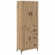 Sonata H Висок шкаф с чекмедже Дъб 69,5 x 34 x 180 см Инженерно дърво