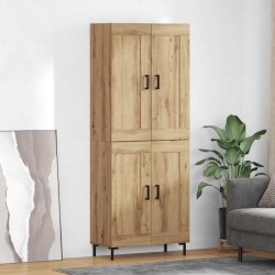 Sonata H Висок шкаф Дъб 69,5 x 34 x 180 см Инженерно дърво - Corpuri, vitrine, biblioteci modulare