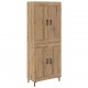 Sonata H Висок шкаф Дъб 69,5 x 34 x 180 см Инженерно дърво