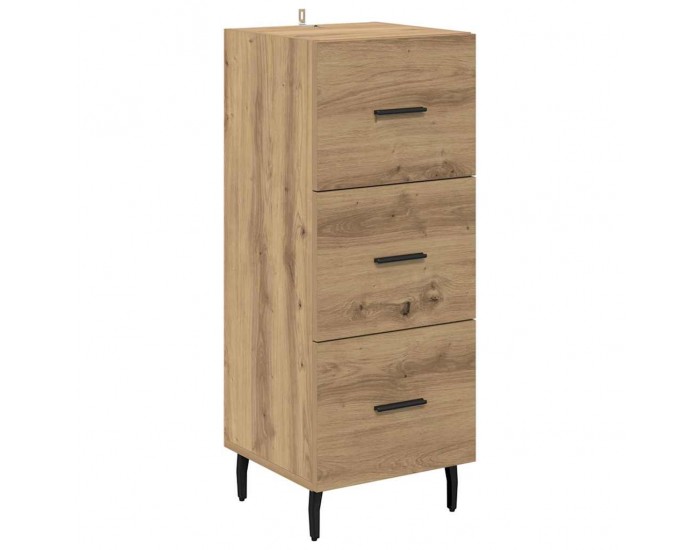 Sonata H Висок шкаф с чекмедже Дъб 34,5 x 34 x 180 см Инженерно дърво