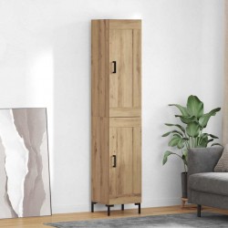 Sonata H Висок шкаф Дъб 34,5 x 34 x 180 см Инженерно дърво - Corpuri, vitrine, biblioteci modulare