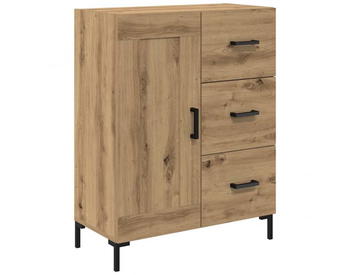 Sonata H Висок шкаф с чекмедже Дъб 69,5 x 34 x 180 см Инженерно дърво