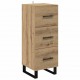 Sonata H Висок шкаф с чекмедже Дъб 34,5 x 34 x 180 см Инженерно дърво