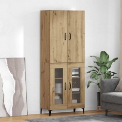 Sonata H Висок шкаф Дъб 69,5 x 34 x 180 см Инженерно дърво - Corpuri, vitrine, biblioteci modulare
