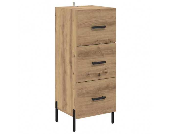 Sonata H Висок шкаф с чекмедже Дъб 34,5 x 34 x 180 см Инженерно дърво