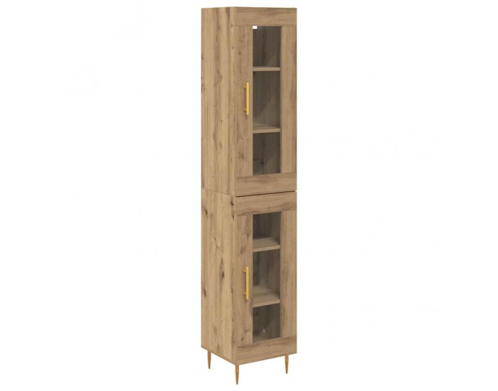 Sonata H Висок шкаф Дъб 34,5 x 34 x 180 см Инженерно дърво
