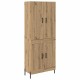 Sonata H Висок шкаф Дъб 69,5 x 34 x 180 см Инженерно дърво