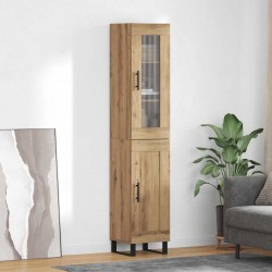 Sonata H Висок шкаф Дъб 69,5 x 34 x 180 см Инженерно дърво - Corpuri, vitrine, biblioteci modulare