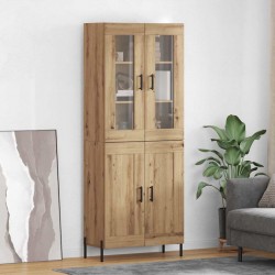 Sonata H Висок шкаф Дъб 69,5 x 34 x 180 см Инженерно дърво - Corpuri, vitrine, biblioteci modulare