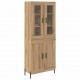 Sonata H Висок шкаф Дъб 69,5 x 34 x 180 см Инженерно дърво