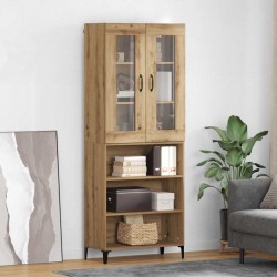 Sonata H Висок шкаф Дъб 69,5 x 34 x 180 см Инженерно дърво - Corpuri, vitrine, biblioteci modulare