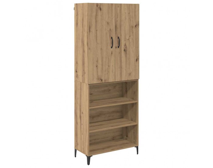 Sonata H Висок шкаф Дъб 69,5 x 34 x 180 см Инженерно дърво
