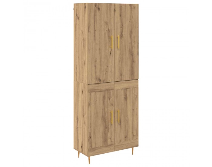 Sonata H Висок шкаф Дъб 69,5 x 34 x 180 см Инженерно дърво