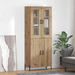 Sonata H Висок шкаф Дъб 69,5 x 34 x 180 см Инженерно дърво - Corpuri, vitrine, biblioteci modulare