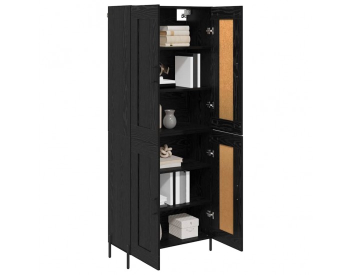 Sonata H Висок шкаф 2 pcs Черния дъб 69,5 x 34 x 180 см Инженерно дърво