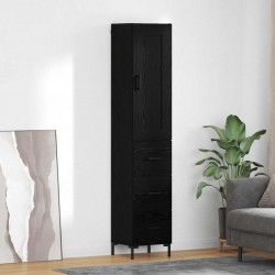 Sonata H Висок шкаф Черния дъб 34,5 x 34 x 180 см Инженерно дърво - Corpuri, vitrine, biblioteci modulare